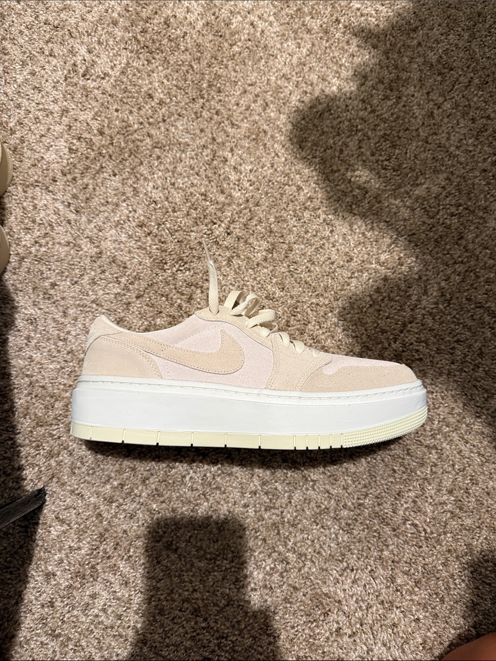 Nike Women’s Platform Sneaker - Light Beige